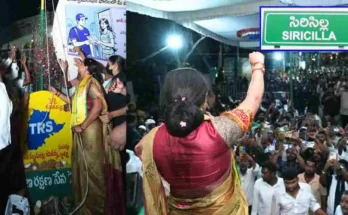 Sircilla kavitha kalvakuntla flag festival on ktrs adda