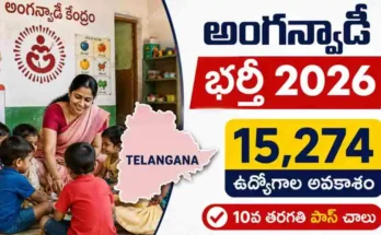 Telangana Anganwadi Jobs 2026 Recruitment telangana