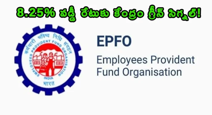 EPFO EPF Interest Rate Credit 8.25 percent ratification details 2026.