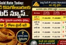 Gold Rate Today in Hyderabad weekly price comparison table for 22k and 24k gold.