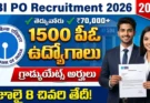 sbi po recruitment 2026 – state bank of india probationary officer 1500 vacancies graduate eligible apply online july 8 2026 in