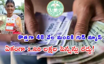 Telangana Aasara Pension Updates invalidation list and new applications approval status.