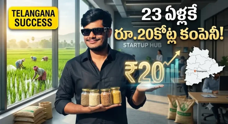 Hyderabad Startup founder Saiteja Gopishetty builds Rs 20 crore agri startup after graduation