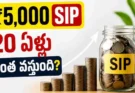 Rs 5000 SIP Calculator To lakhs
