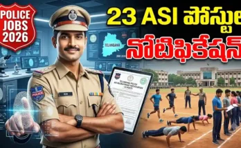 Telangana ASI Jobs 2026 Fingerprint Bureau Notification 23 Posts Recruitment