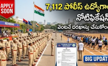 Telangana Police Notifications 2026 for 7112 constable vacancies