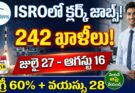 isro clerk recruitment 2026 – indian space research organisation 242 clerk posts assistant udc jpa stenographer degree eligible apply online