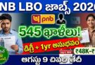PNB IBO Recruitment 2026: PNBలో 545 LBO పోస్టులు – డిగ్రీ అర్హత!