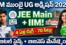 iim mumbai ug admission 2026 – iim mumbai bs digital science business management undergraduate program jee main score based admission