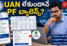 Check PF Balance Without UAN: UAN లేకుండానే PF బ్యాలెన్స్ చెక్ చేయొచ్చా? ఇలా తెలుసుకోండి