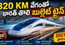 India Bullet Train 2027 high-speed train running at 320 kmph on the Mumbai-Ahmedabad corridor, representing India's first bullet train project with modern railway infrastructure.
