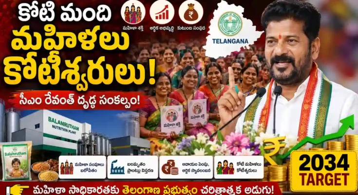 CM Revanth Reddy inaugurates Balamrutham plant and announces target to make one crore Telangana women financially empowered by 2034