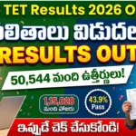 tg tet results 2026 out – telangana tet 2026 results released 50544 qualified out of 115028 candidates check online