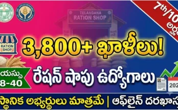 ts ration shop jobs 2026 – telangana ration dealer recruitment 3800 vacancies 7th 10th pass eligible local candidates apply offline
