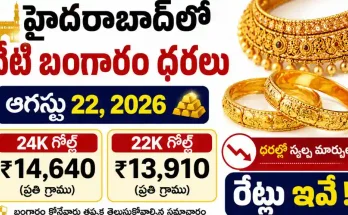 Gold Rate Today in Hyderabad August 22