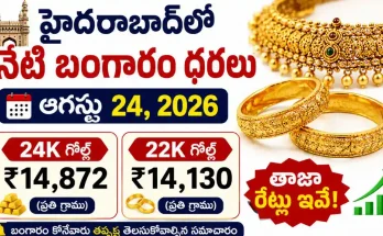 Gold Rate Today in Hyderabad August 24 2026