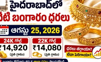 Gold Rate Today in Hyderabad August 25