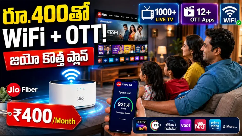 JioHome Plans 2026 Broadband WiFi OTT TV