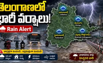 Heavy Rain Alert Telangana August 4 2026