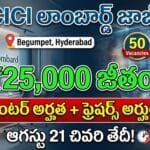 icici telecalling jobs 2026 – icici lombard general insurance telecalling executive jobs hyderabad begumpet inter qualified apply online