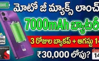 Moto G Max Launch India 2026 - 7000mAh battery, Snapdragon 6s Gen 4, 120Hz display, and Pantone colors.