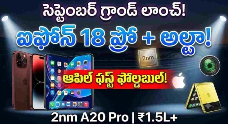 iPhone 18 Pro and iPhone Ultra 2026 - Expected launch date, pricing, A20 Pro 2nm chip, and foldable display specifications.