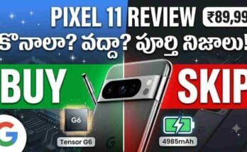 Google Pixel 11 Review - Compact design, Tensor G6 chip, 4985mAh battery, and AI camera features.