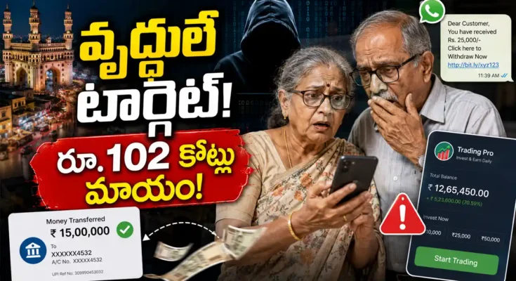Hyderabad cyber fraud targeting senior citizens, with Rs 102 crore lost in 403 cybercrime cases