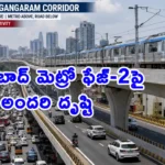 Hyderabad Double Decker Flyover at Chandanagar-Gangaram with Metro on Upper Level