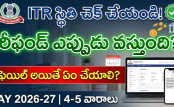 Income Tax Refund Status AY 2026-27 - Step-by-step guide to check ITR refund status on the e-Filing portal.
