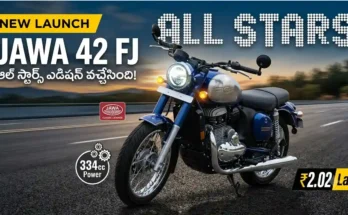 Jawa 42 FJ All Stars Edition Launch - New brushed aluminium tank panels, 6 colour options, and 334cc engine specs.