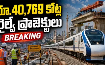 Telangana Railway Projects 2026 New Railway Lines Construction Update