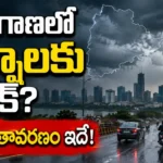 Telangana weather alert today showing Hyderabad rain forecast and changing monsoon conditions