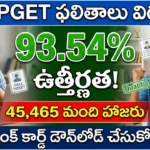 tg cpget results 2026 – telangana cpget pg entrance exam results released 45465 candidates 93.54 percent qualified rank card download