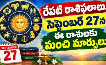 Horoscope Tomorrow September 27 2026 Sunday
