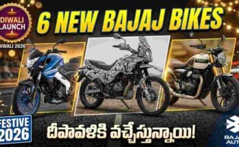 Bajaj 6 New Bikes Festive Season - Pulsar NS series, new dual-sport adventure bike, and Triumph Bonneville 400 retro classic.