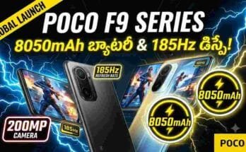 POCO F9 Pro and F9 Ultra Launch - 185Hz AMOLED display, 8050mAh battery, and Snapdragon 8 Elite Gen 5 chipset.