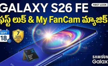 Samsung Galaxy S26 FE First Impressions - 6.7-inch 120Hz display, Exynos 2500 chip, and My FanCam feature.
