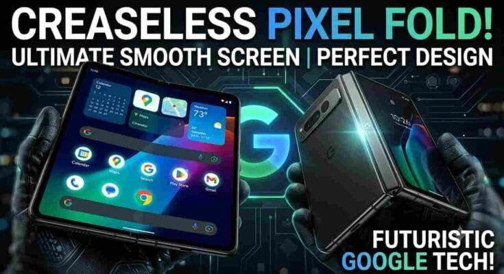 Google Pixel 12 Pro Fold Display - Dual-UTG OLED display technology for crease-less foldable screen.