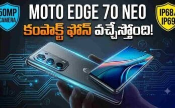 Motorola Edge 70 Neo India Launch - Compact 6.3-inch 1.5K OLED, 50MP triple camera, and Dimensity 7450 chipset.