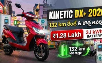 2026 Kinetic DX+ Launch - 3.1 kWh LFP battery, 132 km range, all-metal body, and festive offers.