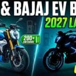 TVS and Bajaj Electric Bikes Launch India 2027 - TVS eFX 3O concept and Bajaj's upcoming electric motorcycle details.