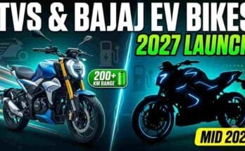 TVS and Bajaj Electric Bikes Launch India 2027 - TVS eFX 3O concept and Bajaj's upcoming electric motorcycle details.
