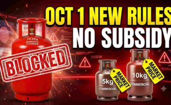 Gas Cylinder New Rules October 2026 - 14.2kg cylinder blocked for non-eKYC, 5kg/10kg market price, and BAA authentication.