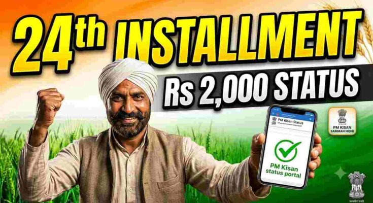 PM Kisan 24th Installment 2026- Check payment status, beneficiary list, and grievance portal for farmers.