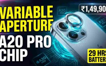 iPhone 18 Pro Max First Impressions - Variable aperture camera, A20 Pro chip, and Glacier finish.