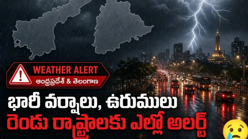 AP Telangana heavy rain alert September 2026