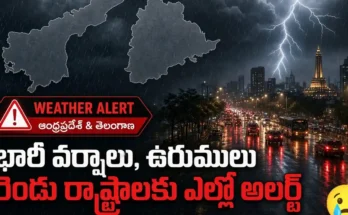 AP Telangana heavy rain alert September 2026