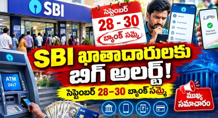 Bank Strike September 2026 SBI advisory September 28 to 30