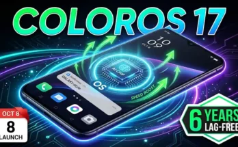 ColorOS 17 Update - Fluid Design, AI Photo Editor, Tidal Engine, and unified OxygenOS/Realme UI.